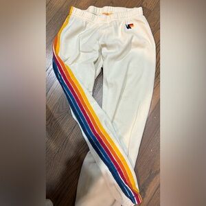 Aviator Nation 6 Stripe Sweatpants with Pockets